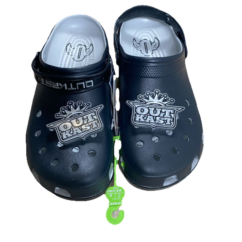 Crocs x Outkast Classic Clog Black Size M11 Limited Edition New Without Box